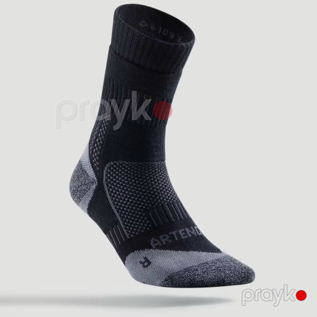 İdman corabları Decathlon Artengo 8584594, qara/boz, ölçü 35-38, 3 əd — Mallar, Bakı (2)
