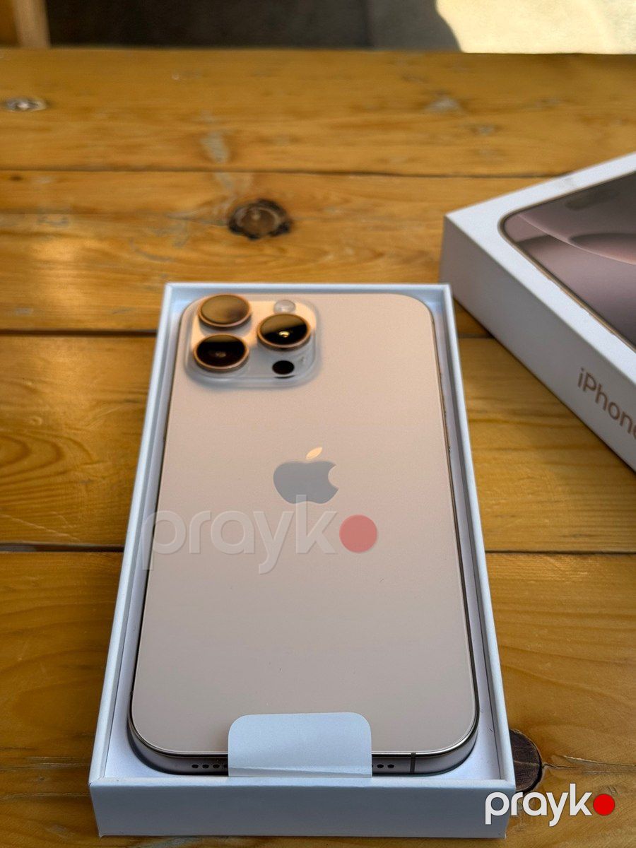 Apple iPhone 16 Pro Max Desert Titanium 256GB/8GB — Smartfonlar, Bakı (3)