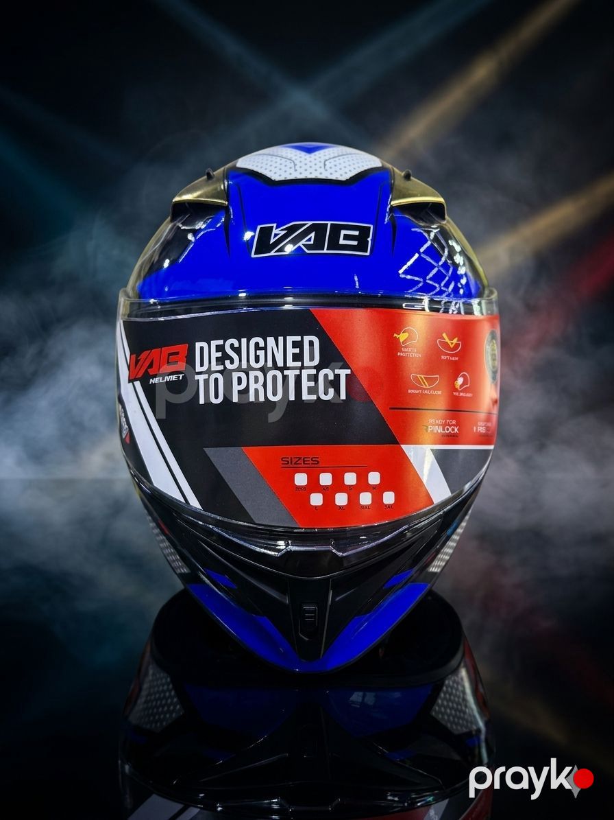 Motosiklet dəbilqəsi Storm X - Blue — Mallar, Bakı (3)