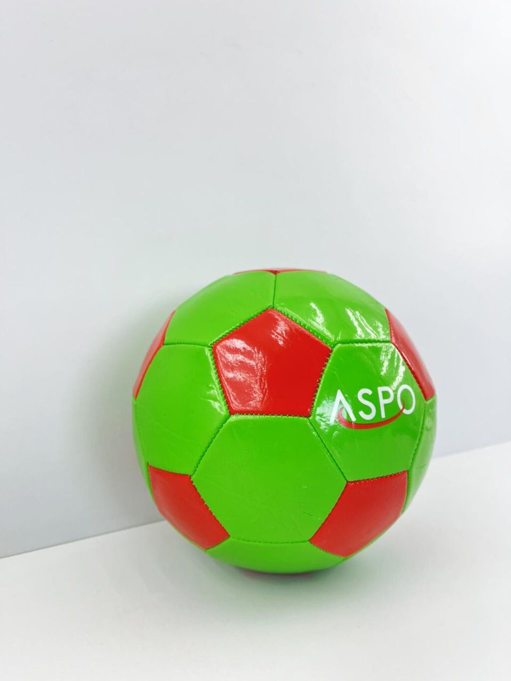 8614 Məhsulun adı: Futbol topu Aspo, yaşıl/qırmızı, ölçü 5 Brend — Top oyunları, Bakı (2)