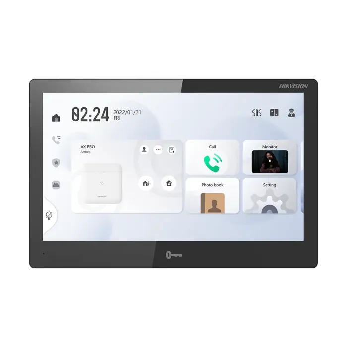 Hikvision DS-KH9510-WTE1 B – 10" Qara Android IP Domofon — Bakı