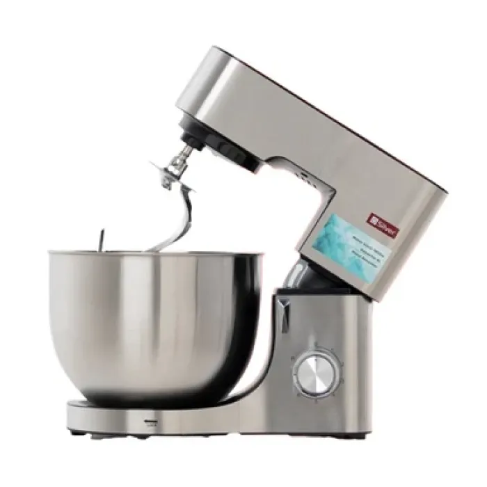 Silver SL-6384 Mətbəx Kombaynı 1800W 8L 6 Sürət – Paslanmayan Polad — Bakı