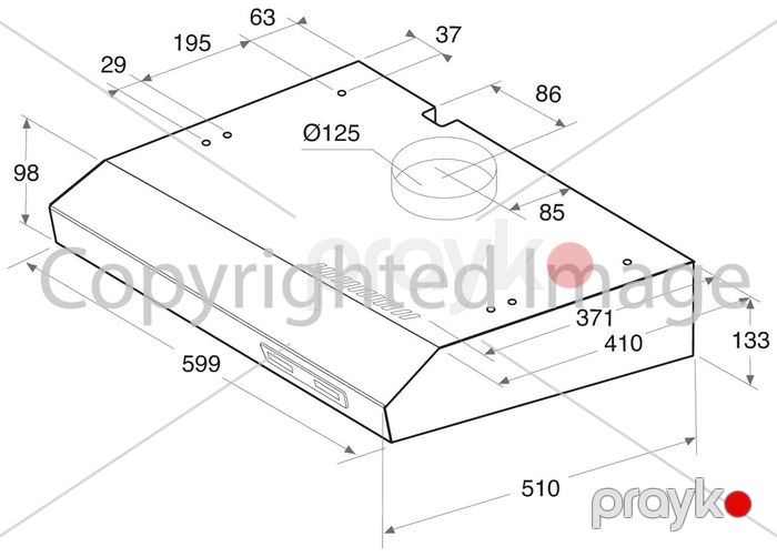 Hava çəkən Indesit Islk 66 AS X — Ev texnikası, Bakı (2)
