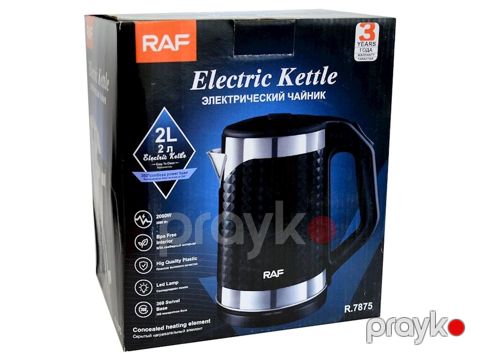 4790 Məhsulun adı: Elektrik çaydan RAF R.7875 Black Brend: RAF — Bakı