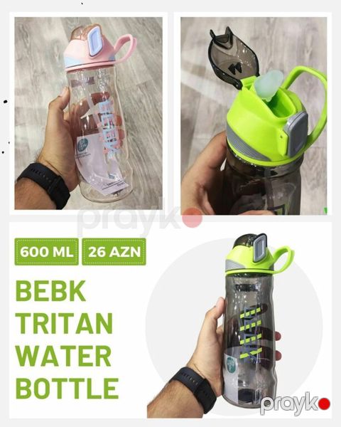 Bebk Cups Tritan Water Bottle 600 ml — Bakı