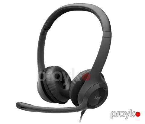 Logitech Corded USB Headset H390 – Emea (981-000406) — Bakı
