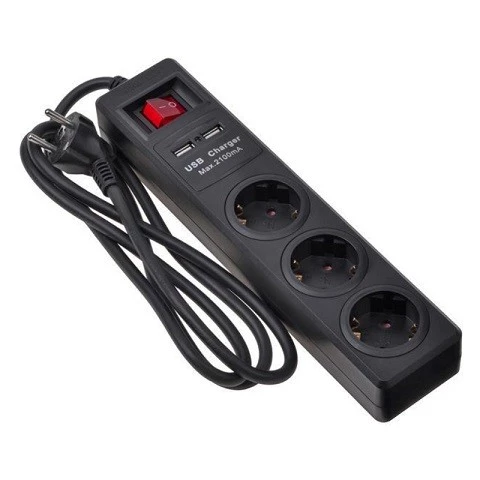 Power Socket 2E 2E-U03ESUM1.8 Elektrik şəbəkə filteri — Bakı