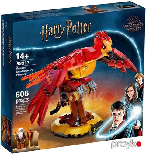 Blok konstruktor Harry Potter Fawkes Dumbledore's Phoenix 99917, 606 hissə — Bakı