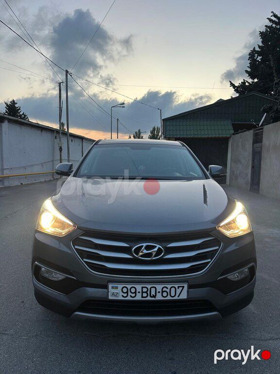 Hyundai Santa Fe, 2.0 L, 2016 il, 189 000 km — Avtomobillər, Bakı (3)