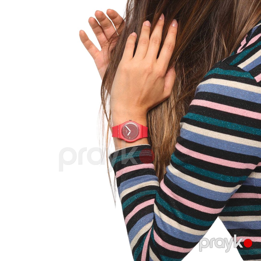 Qadın qol saatı Swatch Originals Gent SO28R400 Red — Mallar, Bakı (3)