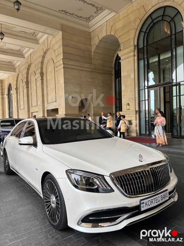 Mercedes Maybach S560, 2020 il — Minik avtomobili icarəsi, Bakı (5)