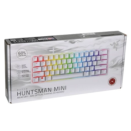 Razer Huntsman Mini Mercury (RZ03-03390400-R3M1) White Mechanical Gaming Keyboard — Bakı