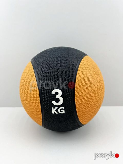 7025 Məhsulun adı: Tibbi top, sərt, qara/narıncı, rezin, 3 kq — Bakı