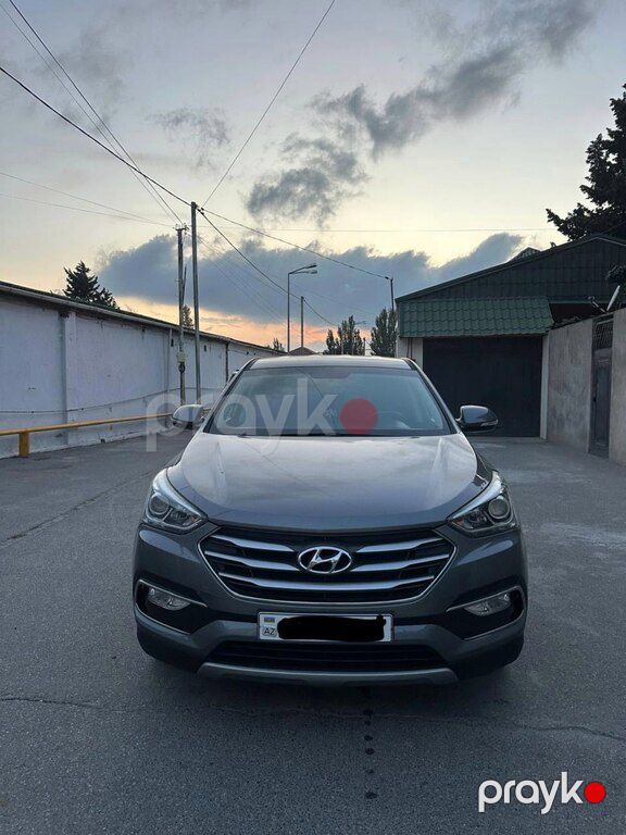 Hyundai Santa Fe, 2.0 L, 2016 il, 189 000 km — Avtomobillər, Bakı (9)
