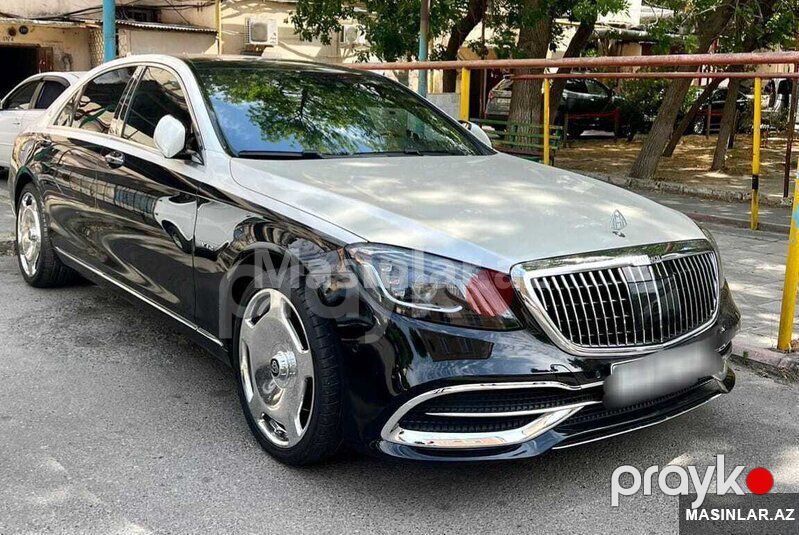 Mercedes black white s class, 2019 il — Minik avtomobili icarəsi, Bakı (5)