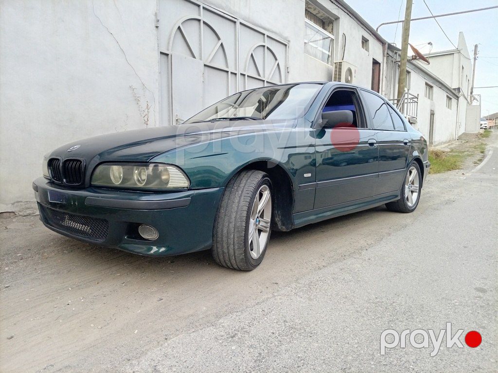 BMW 523, 2.5 L, 1997 il, 348 559 km — Avtomobillər, Qazax (7)