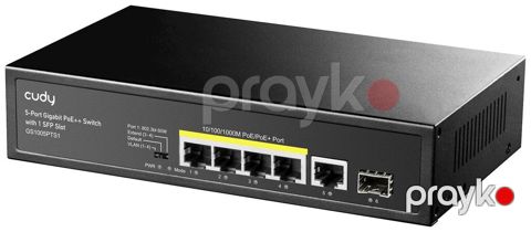 8835 Məhsulun adı: Cudy GS1005PTS1 5-Port Gigabit PoE+ Switch, 1 — Bakı