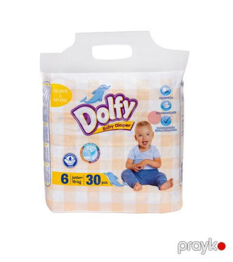 Uşaq üçün bez Dolfy 6, 15+ kq, 30 əd — Bakı
