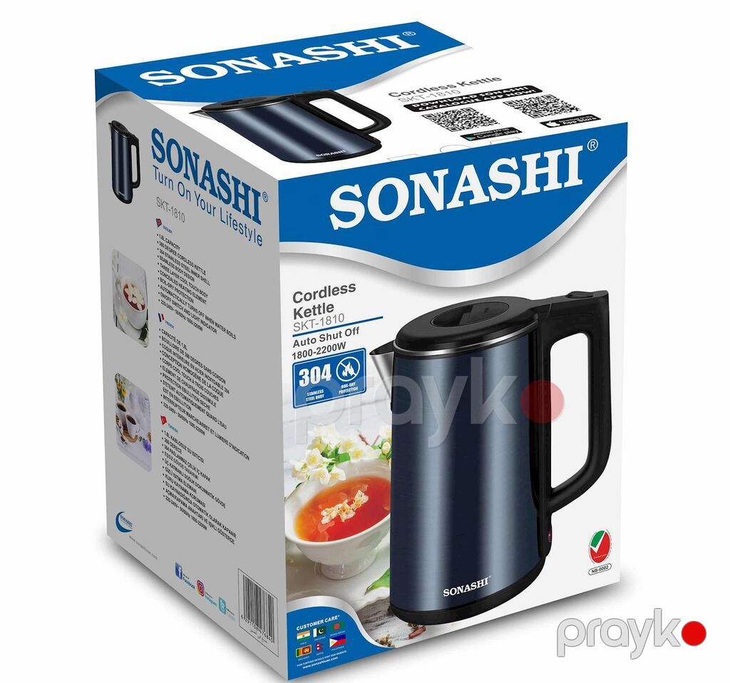 4862 Məhsulun adı: Elektrik çaydan Sonashi SKT-1810 Brend: Sonashi — Elektrik çaydanları və termoslar, Bakı (2)