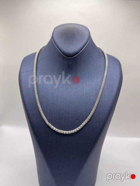Gümüş boyunbağı silverbygoldbaku101780, 925 əyar, 4.98 qram, 54 sm — Bakı