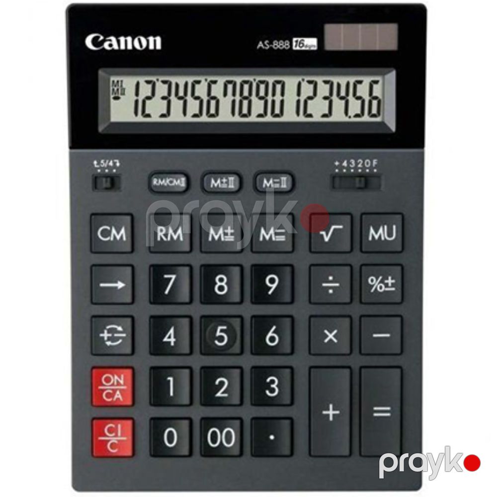 Canon Calculator AS-888 II HB Emea (2657C001) — Periferik cihazlar, Bakı (2)