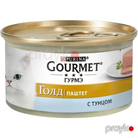 Paştet Gourmet Gold pişiklər üçün ton balıq ilə 85 q — Bakı