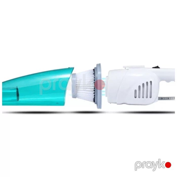 Deerma DX118C Vertikal Tozsoran – 600W, 1.2L, Simli, Ağ/Mavi — Mallar, Bakı (3)