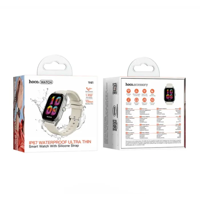 Hoco Y41 Smart saat Call Version Bluetooth 5.3 IP67 — Bakı