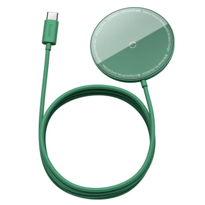 Baseus Simple Mini Magnetic 15W Simsiz Şarj Cihazı — Bakı