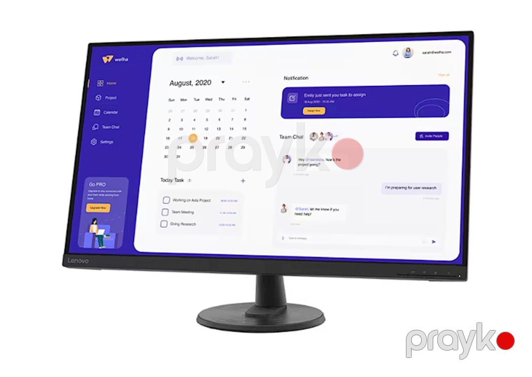 Monitor Lenovo D32-40/31.5 (66FCGAC2EU) — Monitorlər, Bakı (2)