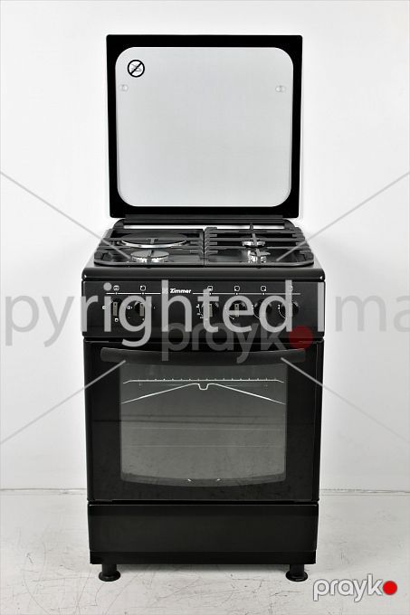 Kombinə olunmuş soba Zimmer ZM 6301 Matte Black — Ev texnikası, Bakı (2)