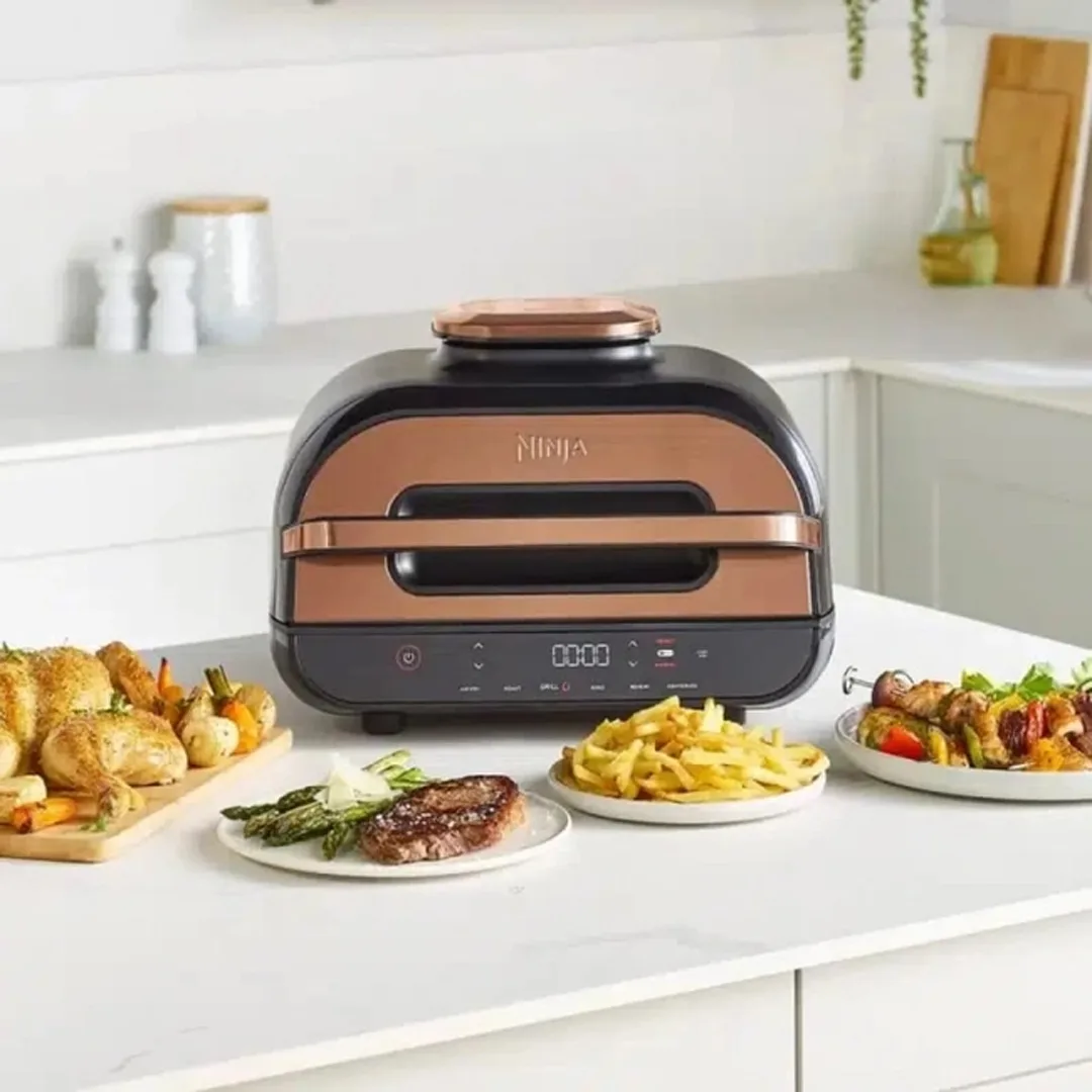 Air Fryer Ninja Foodi Max Health Grill & Air Fryer Gold — Mallar, Bakı (6)