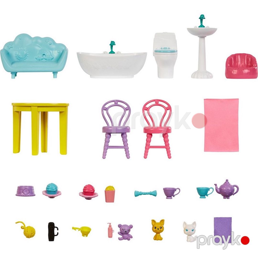 Oyun dəsti Barbie Çelsinin Evi, 3+ yaş, çəhrayı — Mallar, Bakı (2)