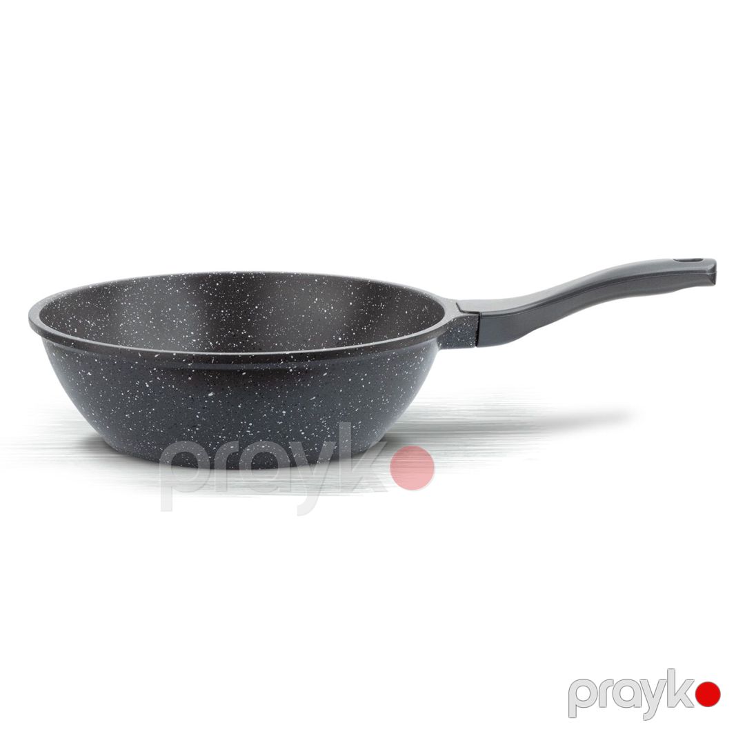 Tava vok Thermoad, qranit, qara, 28 sm — Mallar, Bakı