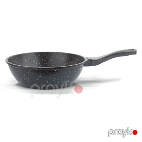 Tava vok Thermoad, qranit, qara, 28 sm — Bakı