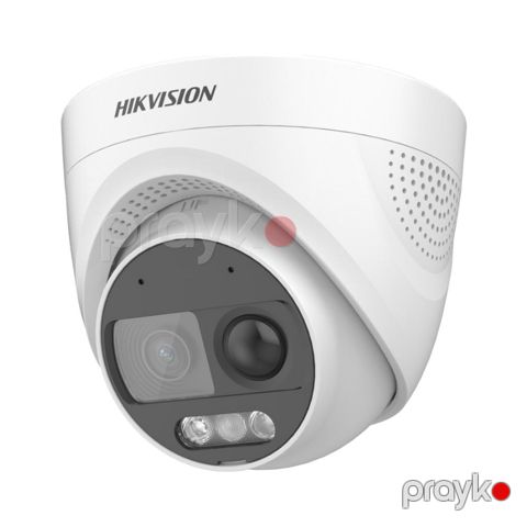 Hikvision 2 MP ColorVu PIR Siren Audio Fixed Turret Camera (DS-2CE72DF3T-PIRXOS) — Bakı