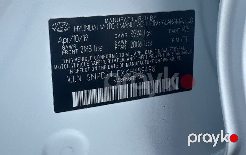 Hyundai Elantra, 2.0 L, 2019 il, 162 544 km — Avtomobillər, Bakı (6)