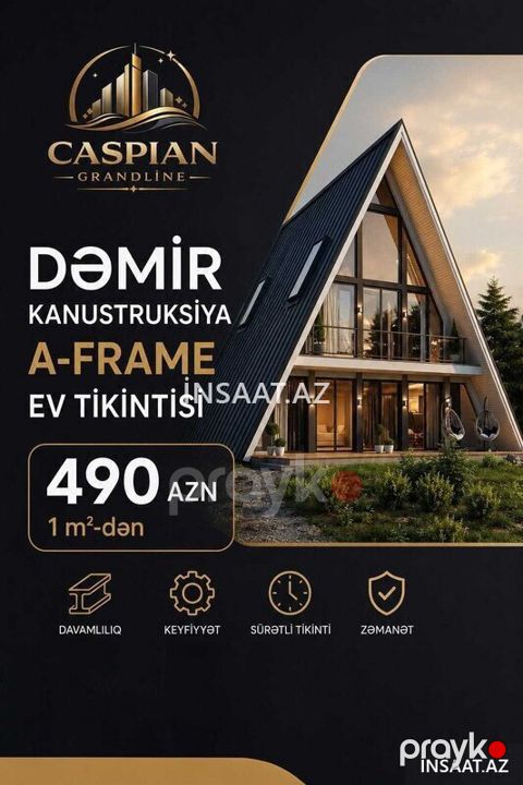 A-Frame evler — Bakı