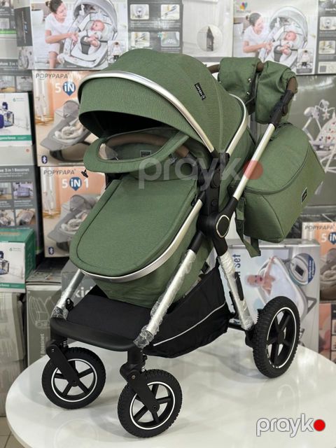 Uşaq arabası Kidilo KM-H2X, yaşıl — Bakı