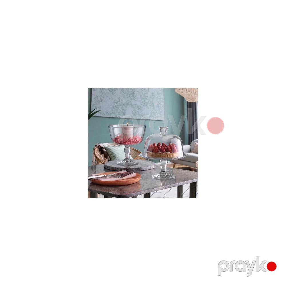 Tort qabı Pasabahce Patisserie 96952, şəffaf, şüşə, qapaq ilə, 26х38.7 sm — Mallar, Bakı (2)