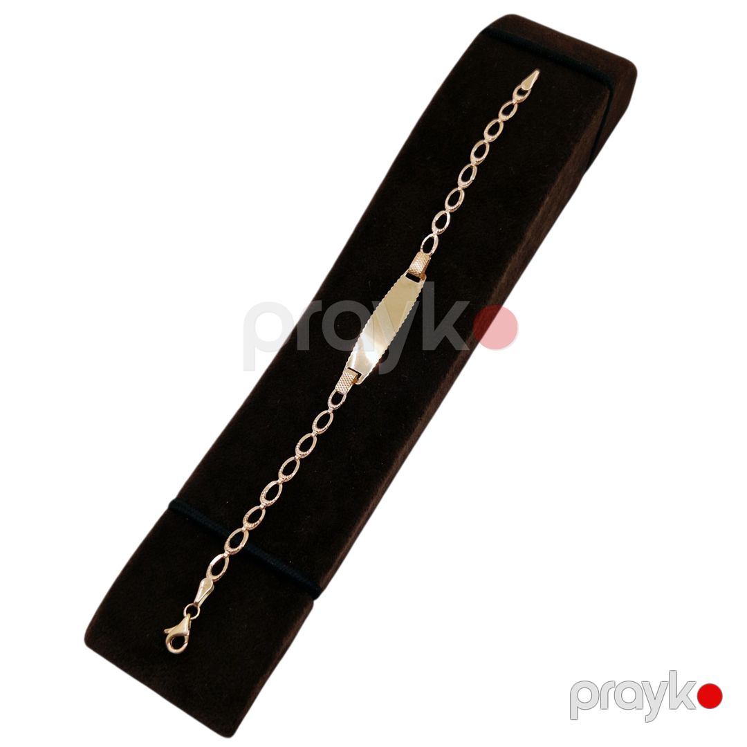 Qızıl uşaq üçün qolbaq Azgold 10072 585 əyar No Brand — Mallar, Bakı (2)