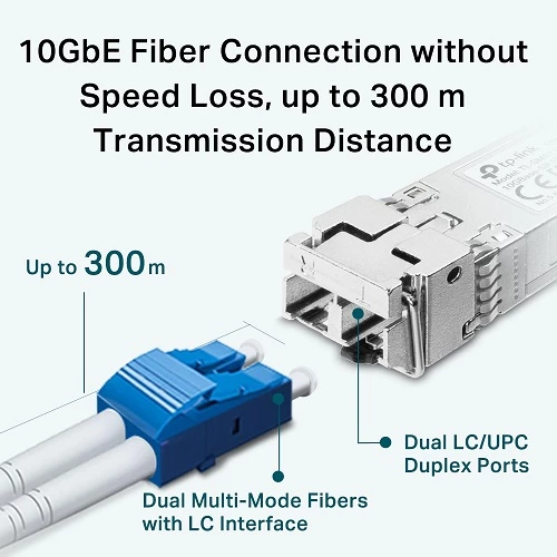 TP-Link TL-SM5110-SR 10GBase-SR SFP+ LC Transceiver — SFP modulları və transceiverlər, Bakı (6)