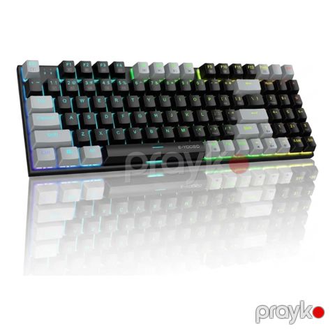 Eyooso Z-19. Gray Black Wired. 94keys. Red switches (Z-19(red)) — Bakı