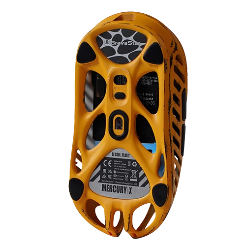 GravaStar Mercury X Battle Worn-Yellow 8K Wireless Gaming Mouse — Klaviaturalar və siçanlar, Bakı (3)