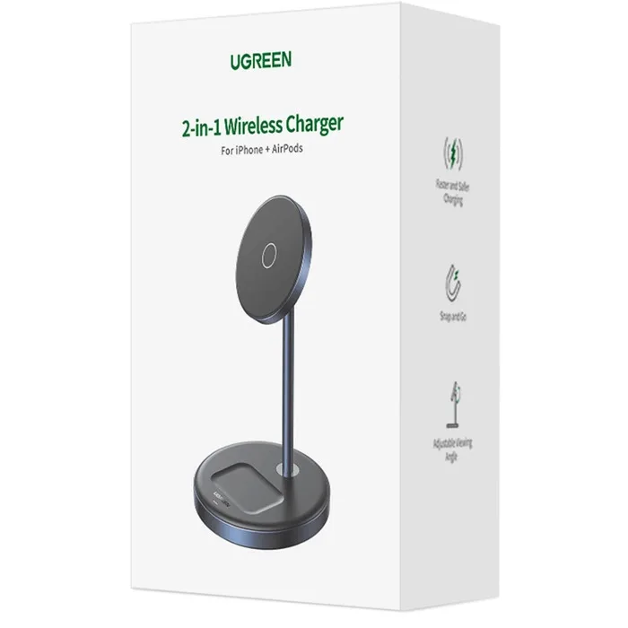 Charger Ugreen 2-in-1 Wireless Charger — Mallar, Bakı (3)