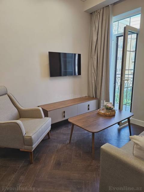 Kirayə verilir 2 otaqlı Mənzil Yeni tikili 70 m² Bakı, Xətai r., Ağ şəhər — Nərmin xanım — Apartment
