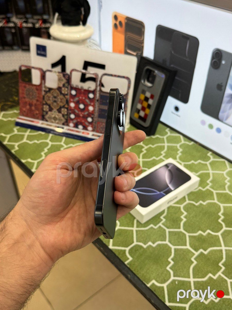 Apple iPhone 16 Pro Black Titanium 128GB/8GB — Smartfonlar, Bakı (4)