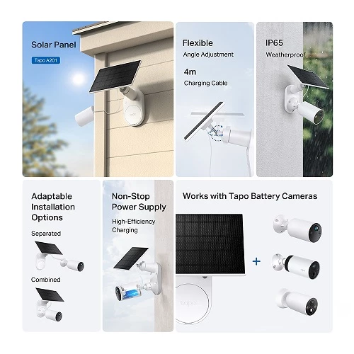 Tapo A201 Solar Panel — Surveillance kameralar, Bakı (3)