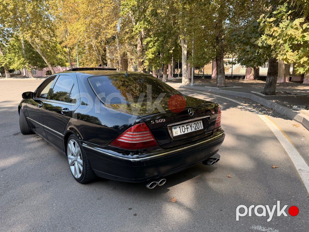 Mercedes S 500 4MATIC, 5.0 L, 2003 il, 368 977 km — Avtomobillər, Mingəçevir (11)