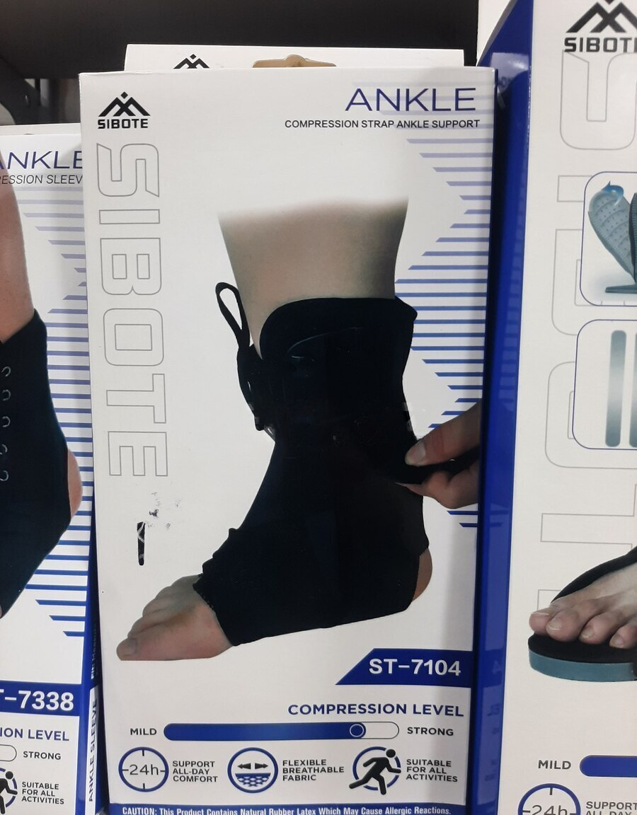 Sibote ST-7104 Ayaq Biləyi üçün Ortopedik Bandaj — Ortopedik tabanlıq və bərkiticiləri (5)